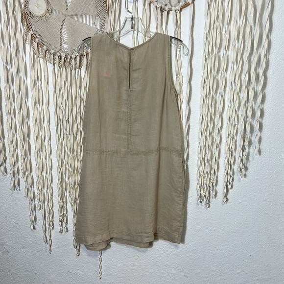 Michael Stars Delilah Linen Tank Dress in Natural NWOT Size M - Picture 8 of 12